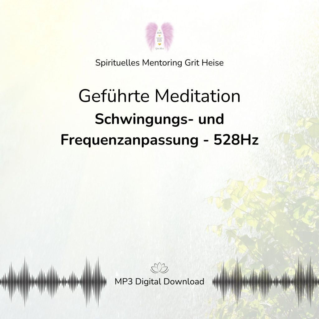Geführte Meditation von Spirituelles Mentoring Grit Heise - Schwingungs- und Frequenzanpassung - 528 Hz